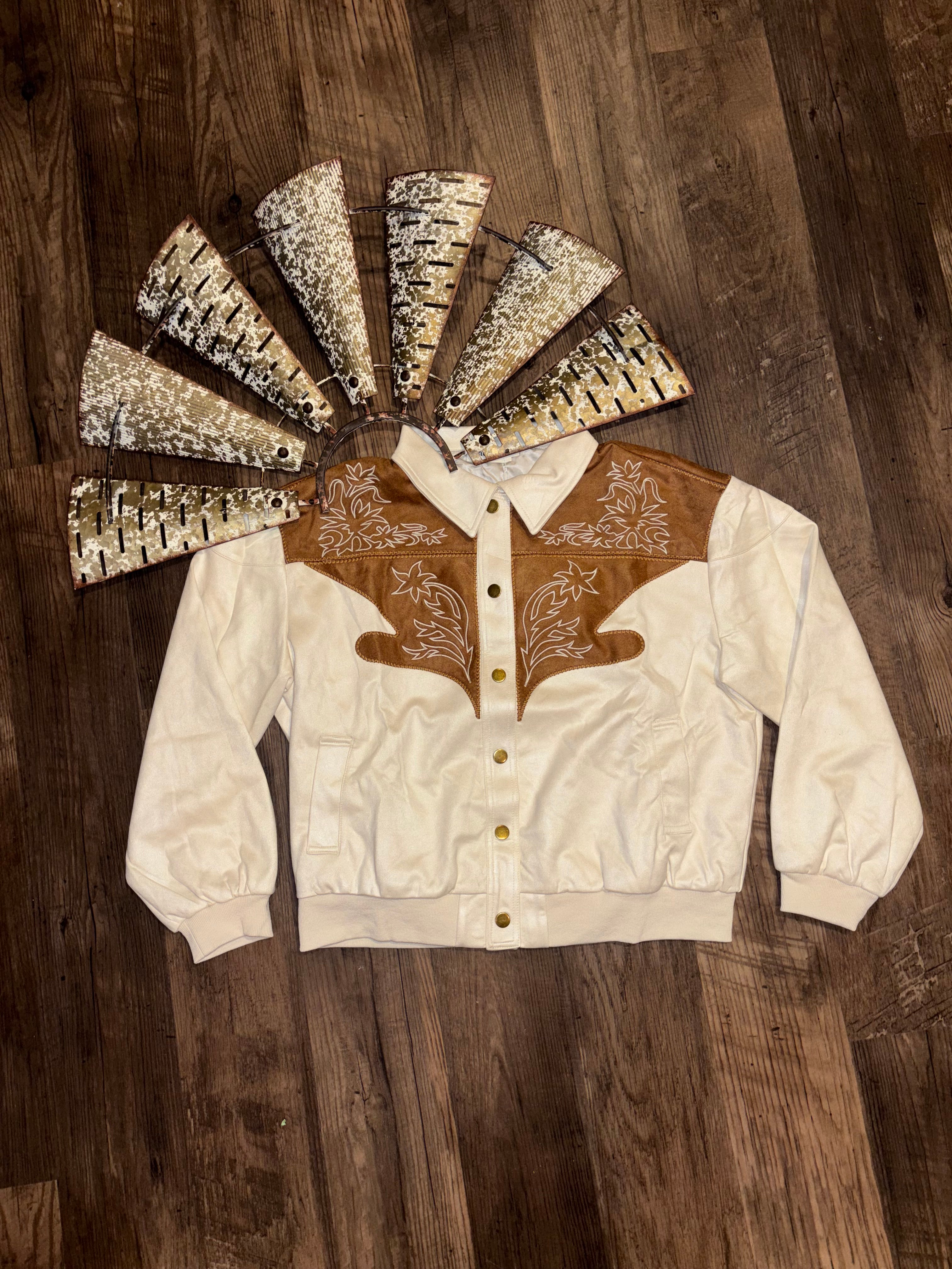 Western Snap Embroidered Jacket – Ranchy B, LLC