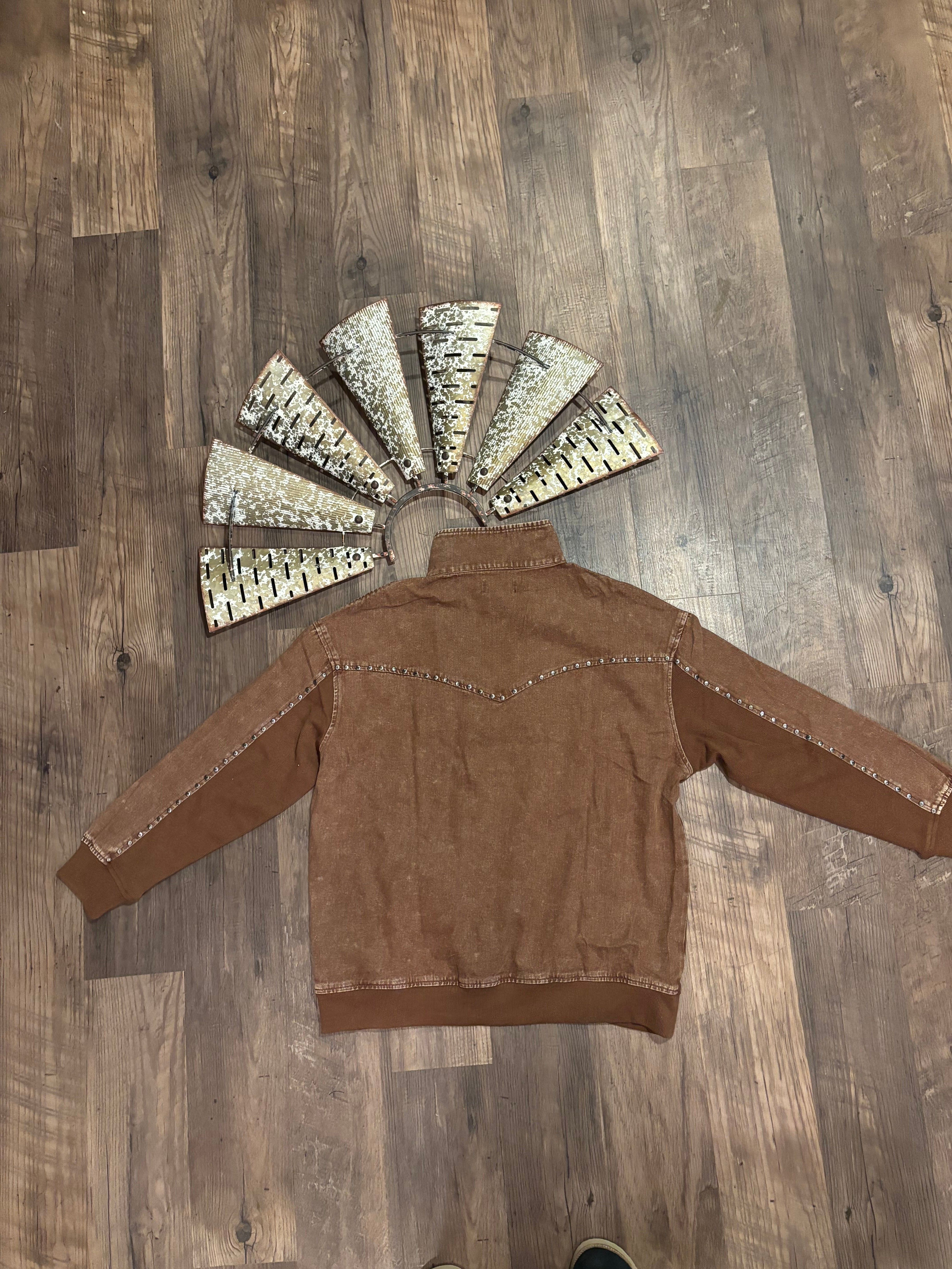 Silver Creek Quarter Zip in Chocolate – Ranchy B, LLC